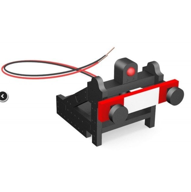 Buffer Stop w-Flashing Light - HO 1-87 Scale - Proses BF-HO-14