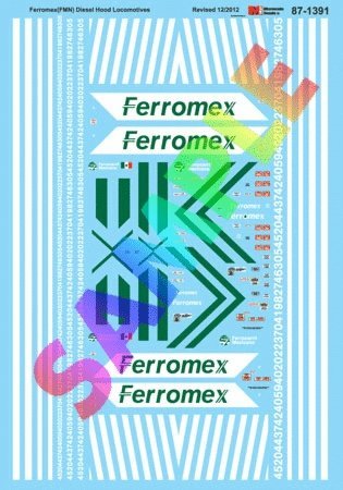 Ferromex - FXE -- Hood Diesel Locomotives, HO, Microscale Industries Inc 871391