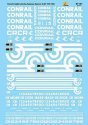 Conrail - CR -- Freight Cars, Cabooses & Boxcars, 1970-1980, HO, Microscale Industries Inc 87161
