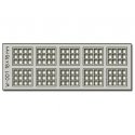 12 Pane Laser-Cut Windows - 10 pcs 18X16mm - HO-OO - Proses W-001