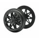AC fine-cast metal spoke wheel set -- AC-Radsatz mit Doppelspeichen -- HO - Roco 40181