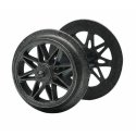 AC fine-cast metal spoke wheel set -- AC-Radsatz mit Doppelspeichen -- HO - Roco 40181