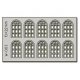 14 Pane Arched Windows 10 pcs 13X22mm - HO-OO - Proses W-003