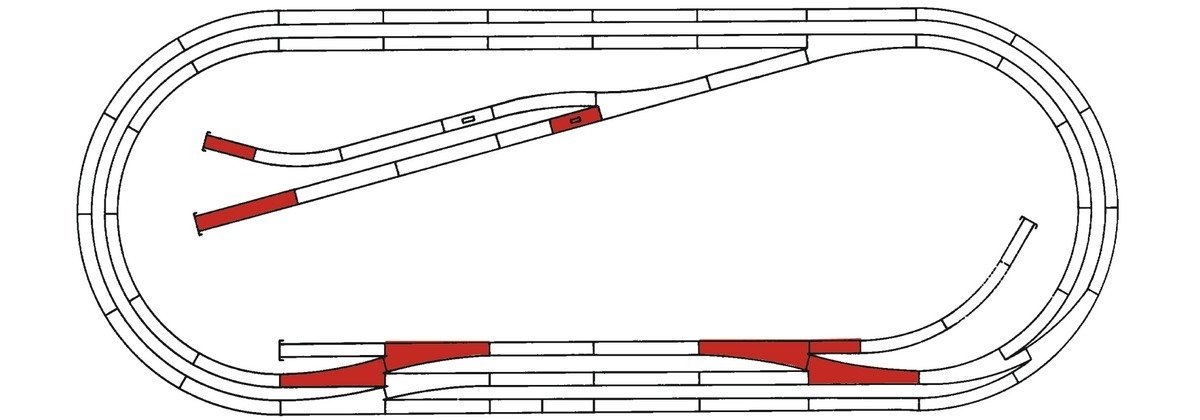 ROCO LINE track set E --Gleisset E -- HO - Roco 42013