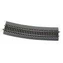 Curved track -- Gebogenes Gleis -- R10 15 - HO - Roco 42528