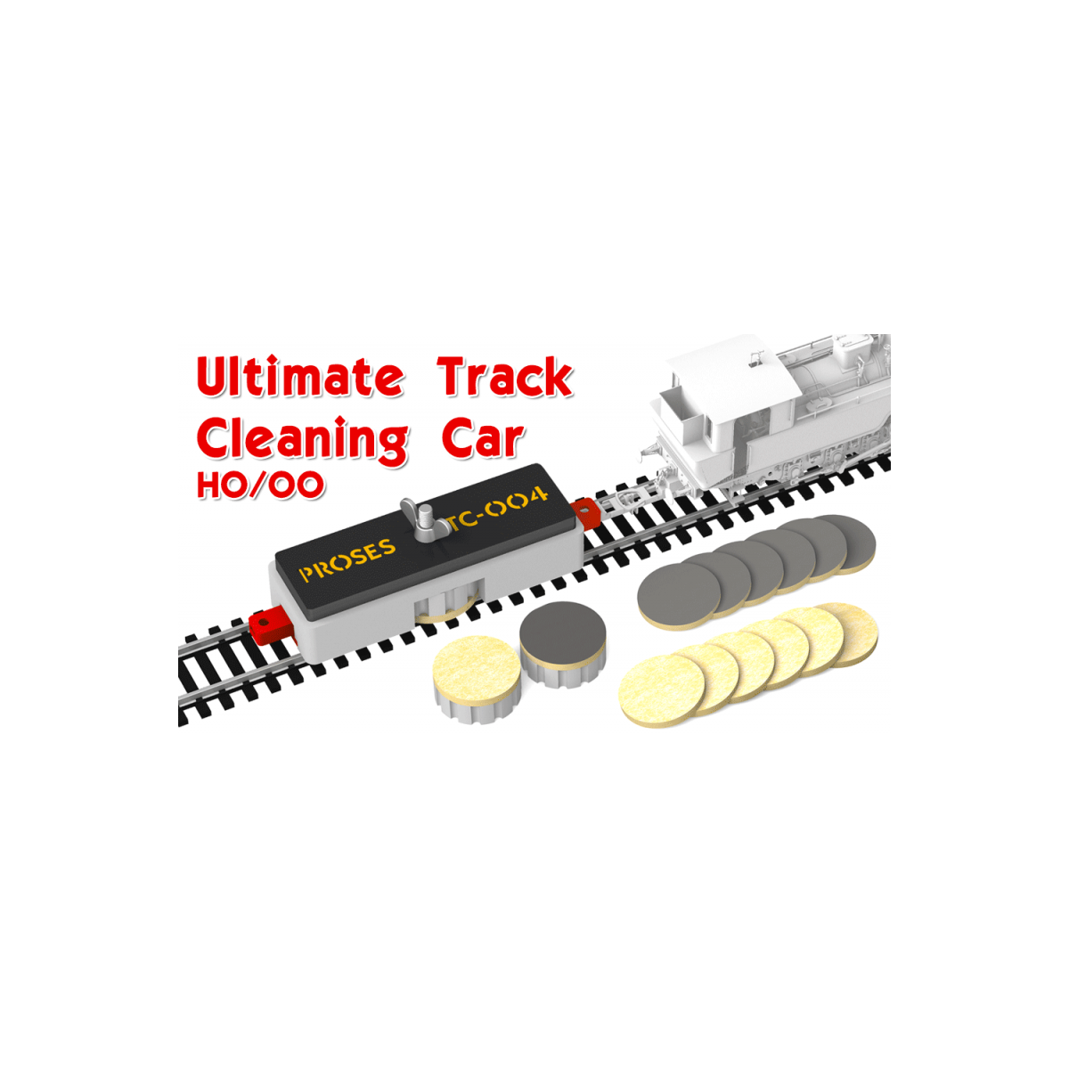 Ultimate Track Cleaning Car - HO-OO - Proses TC-004