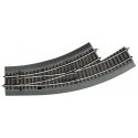 Curved turnout left -- Bogenweiche links -- BWI2-3 - HO - Roco Fleischmann 42556