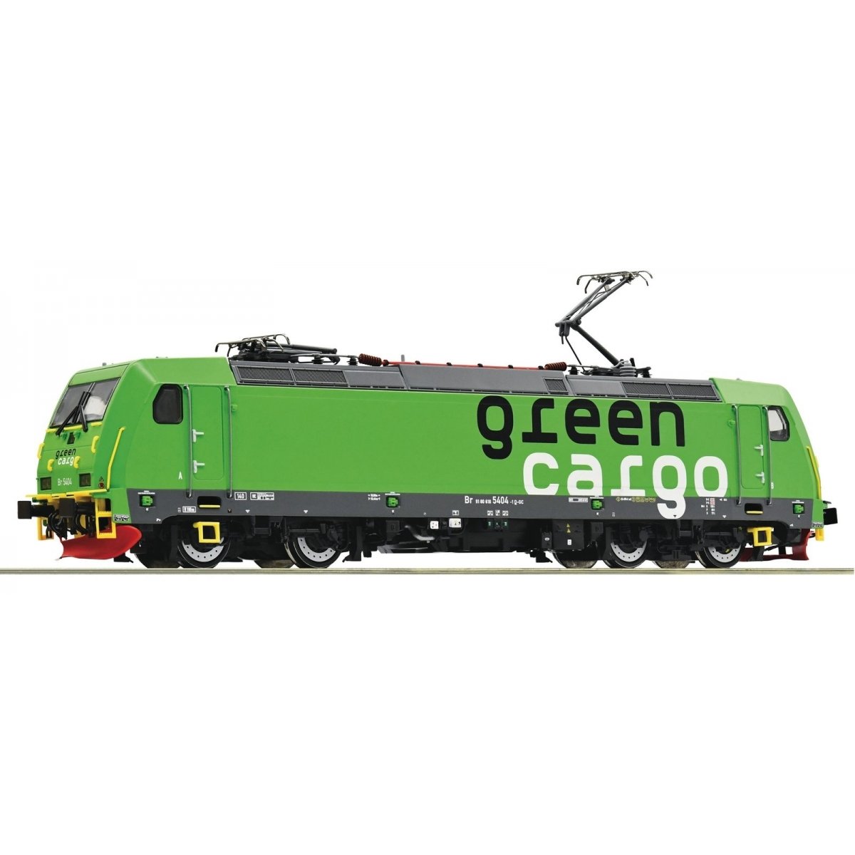Electric locomotive -- Elektrolokomotive -- Br 5404 - Green Cargo - HO - Roco Fleischmann 73179