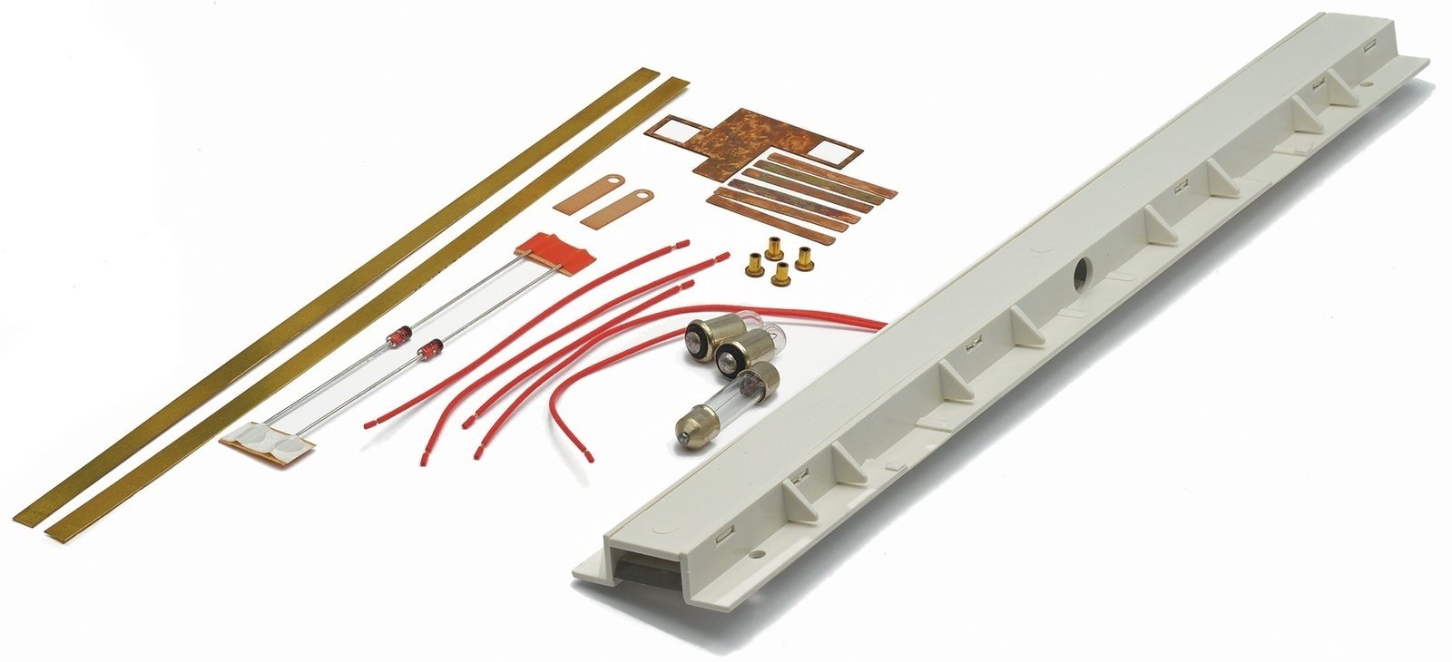 Interior lighting retrofit set and headlights - HO - Roco Fleischmann 40317