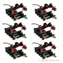 Buffer Stop w-Light - 6 pack - HO-OO - Proses BF-HO-02-6