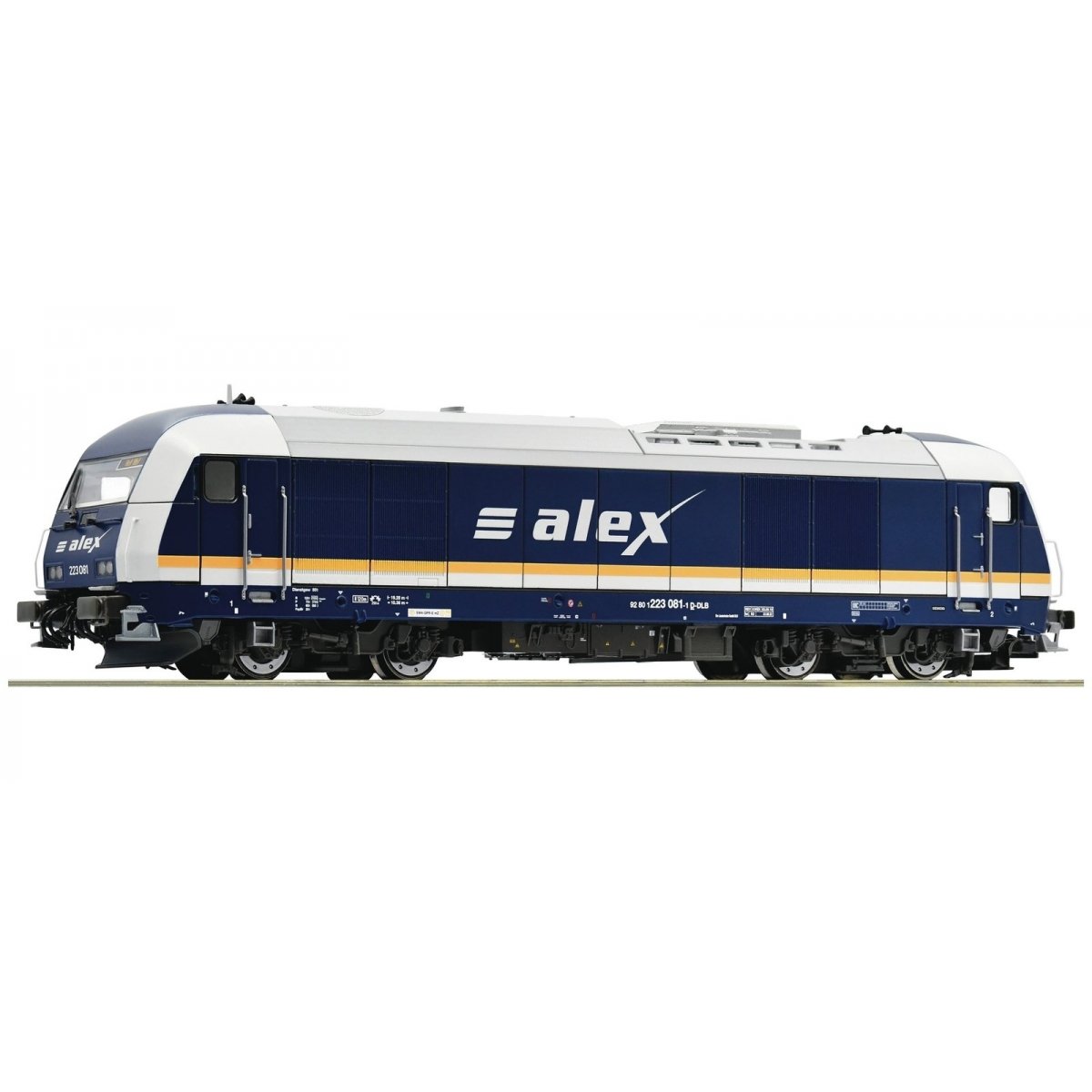 Diesel locomotive -- Diesellokomotive -- 223 081-1 - alex - HO - Roco Fleischmann 70944