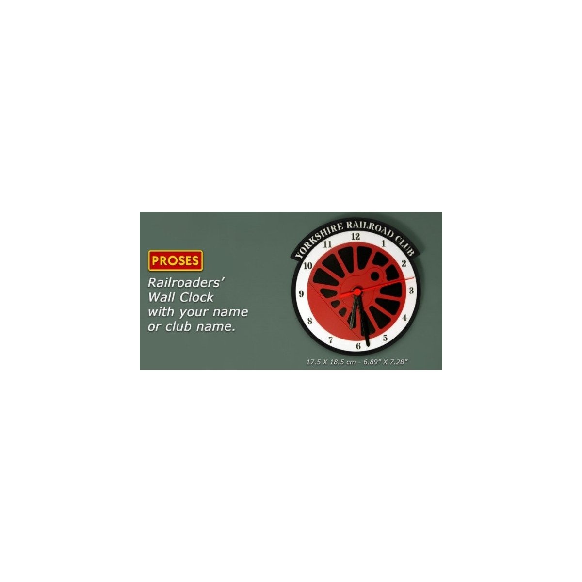 Railroaders' Wall Clock - Proses Clock-01