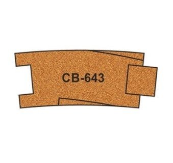 Pre-Cut Cork Bed - HO,OO - 10 pcs - Proses CB-643