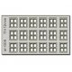 4 Pane Laser-Cut Windows - 18 pcs 11X12mm - HO-OO - Proses W-005