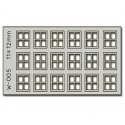 4 Pane Laser-Cut Windows - 18 pcs 11X12mm - HO-OO - Proses W-005