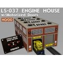 Engine House w-Motorized Working Doors - HO-OO - Proses LS-037