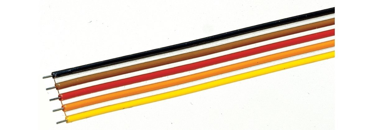 5-pole flat ribbon cable -- 5-poliges Kabel -- Roco 10625