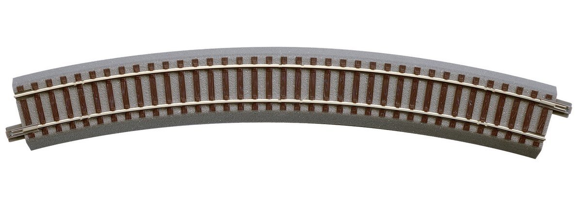 Curved track -- Gebogenes Gleis -- R4 30 -