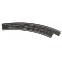 Curved turnout right -- Bogenweiche rechts -- BWr9-10 - HO - Roco 42569