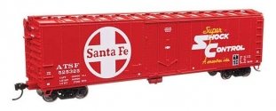 50′ PC&F Insulated Boxcar - Ready to Run -- Santa Fe 525325, HO, WalthersMainline 2846