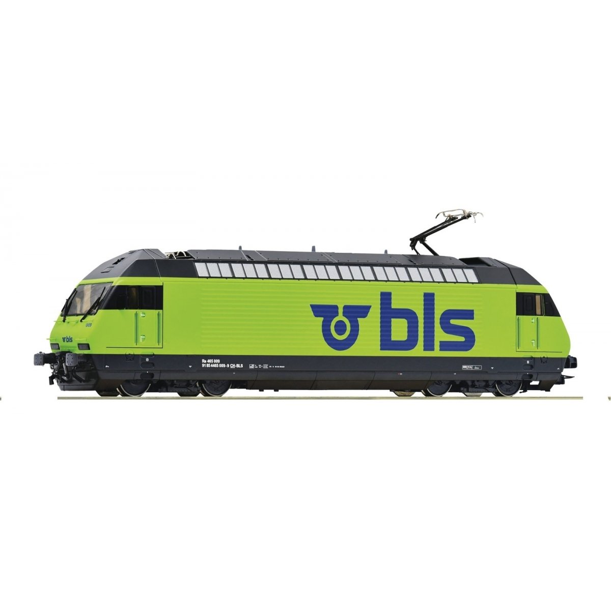 Electric locomotive -- Elektrolokomotive -- Re 465 009-9 - BLS - HO - Roco Fleischmann 7510026