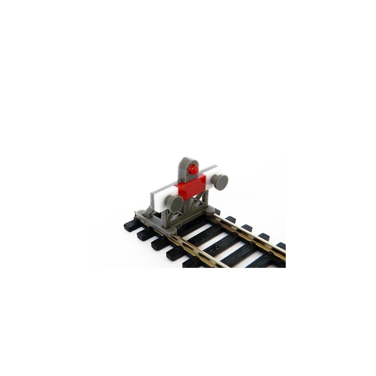 Laser-Cut Buffer Stop Kit w-Light - 2pcs - HO - Proses BF-HO-05