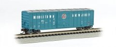 ACF 50`6` Outside-Braced Sliding-Door Boxcar - Ready to Run - Silver Series -- Middletown & N, N, Bachmann Industries 19653