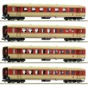 Passenger wagons - Jaffa-Express BB - 4 pcs set - H