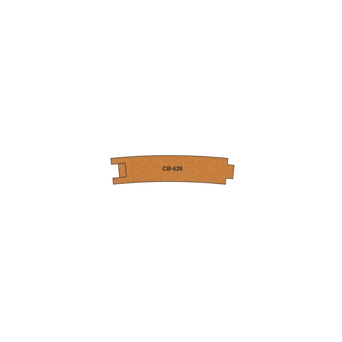 Pre-Cut Cork Bed for HO, OO - 10 pcs - Proses CB-628