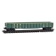 50′ 15-Panel Fixed-End Gondola - Ready to Run -- Reading 38925 (green, yellow), N, Micro Trains Line 10500086