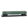 50′ 15-Panel Fixed-End Gondola - Ready to Run -- Reading 38925 (green, yellow), N, Micro Trains Line 10500086