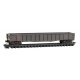 50′ 15-Panel Fixed-End Gondola - Ready to Run -- Painted, Unlettered (Weathered, black), N, Micro Trains Line 10544002