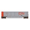AeroFlo Coal Gondola - Ready to Run - Value Line -- Canadian National (silver, red, Noodle Logo), N, Intermountain Railway Comp