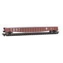 65′ Mill Gondola with Drop Ends & H-Beam Load - Ready to Run -- Pennsylvania Railroad 439752 (Tuscan, black, Circle Keystone),