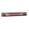 65′ Mill Gondola with Drop Ends & H-Beam Load - Ready to Run -- Pennsylvania Railroad 439752 (Tuscan, black, Circle Keystone),