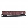 50′ Steel 14-Panel Covered Gondola w/Fixed Ends - Ready to Run -- Conrail 617210 (Boxcar Red), N, Micro Trains Line 10600270