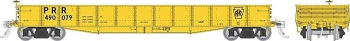 Class G22 Steel Gondola - Ready to Run -- Pennsylvania Railroad (MOW yellow, Three-Rib End), HO, Rapido Trains Inc 194007A