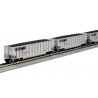 BethGon Coalporter 8-Pack - Ready to Run -- Norfolk Southern (silver, black, 2000s logo), N, Kato USA Inc 1064634