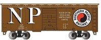 Pullman-Standard PS-1 40′ Steel Boxcar - Ready to Run - Silver Series(R) -- Northern Pacific, HO, Bachmann Industries 17015