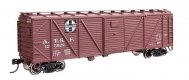 40′ ARA Single Sheathed Boxcar with Dreadnaught Ends - Ready to Run -- Santa Fe 125928, HO, WalthersMainline 40352