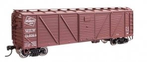 40′ ARA Single Sheathed Boxcar with Dreadnaught Ends - Ready to Run -- Milwaukee Road 714024, HO, WalthersMainline 40372