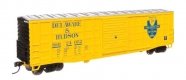 50′ Waffle Side Boxcar - Ready To Run -- Delaware & Hudson 24052 (Pullman-Standard Door), HO, WalthersMainline 46709