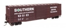 50′ Waffle Side Boxcar - Ready To Run -- Southern Railway 530123 (Youngstown Door), HO, WalthersMainline 46722