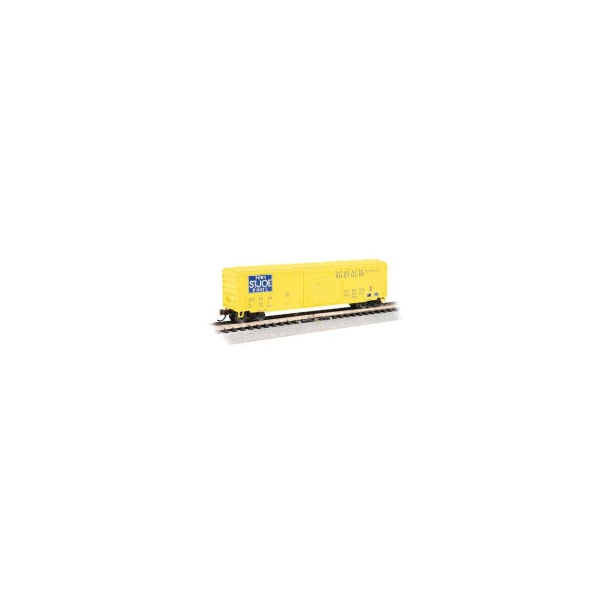 ACF 50`6` Outside-Braced Sliding-Door Boxcar - Ready to Run - Silver Series -- Apalachicola N, N, Bachmann Industries 19666