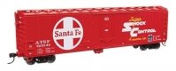 50′ PC&F Insulated Boxcar - Ready to Run -- Santa Fe 525340, HO, WalthersMainline 2848