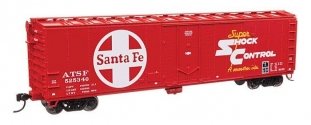 50′ PC&F Insulated Boxcar - Ready to Run -- Santa Fe 525340, HO, WalthersMainline 2848
