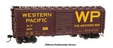 40` ACF Welded Boxcar w/8` Youngstown Door - Ready to Run -- Western Pacific(TM) 3422, HO, WalthersMainline 45225