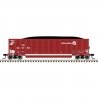 Aluminum Coal Gondola - Ready to Run -- Conrail 504158 (Boxcar Red, Quality Logo), HO, Trainman 20007713