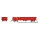 NP 40′ Drop-Bottom Gondola 6-Pack - Ready to Run -- Union Pacific Set 1 (Boxcar Red, yellow), HO, Rapido Trains Inc 163017
