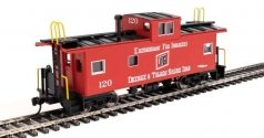 International Wide-Vision Caboose - Ready to Run -- Detroit & Toledo Shore Line 120, HO, WalthersMainline 8765